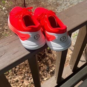 lululemon athletica Kids' Bright Red and White Sneakers